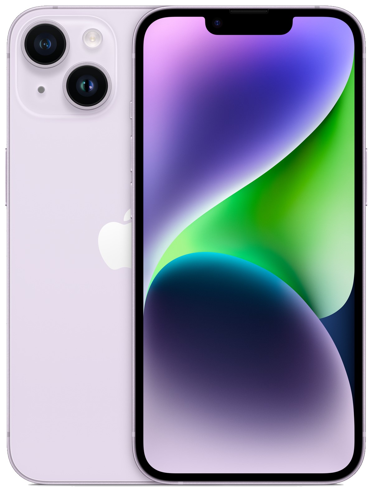 Apple iPhone 14 in de kleur Paars