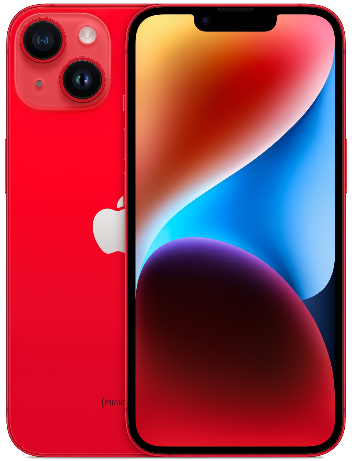 Apple iPhone 14 in de kleur Rood