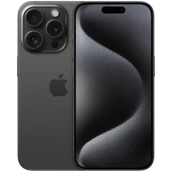 Apple iPhone 15 Pro Max in de kleur Zwart titanium