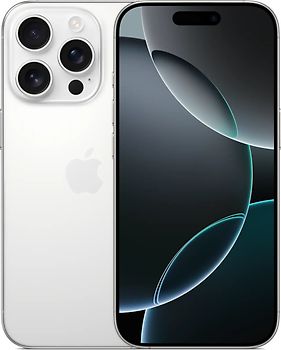 Apple iPhone 16 Pro in de kleur Wit titanium
