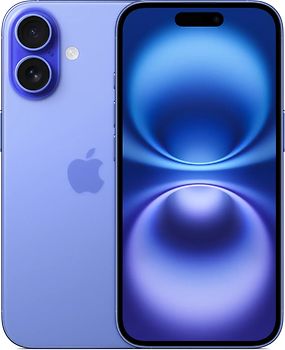 Apple iPhone 16 in de kleur Zwart