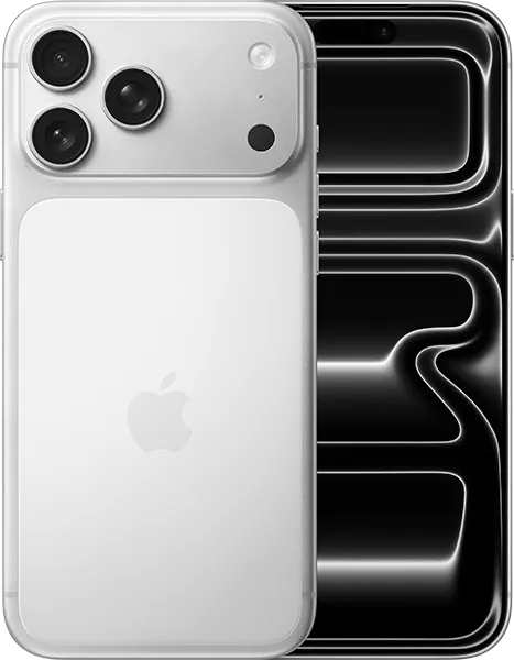 Apple iPhone 17 Pro Max in de kleur Zilver