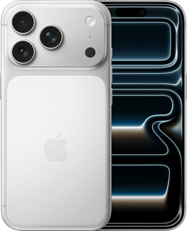 Apple iPhone 17 Pro in de kleur Zilver