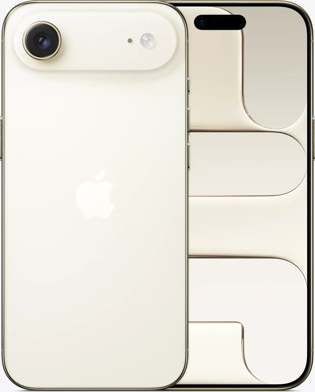 Apple iPhone Air in de kleur Lichtgoud
