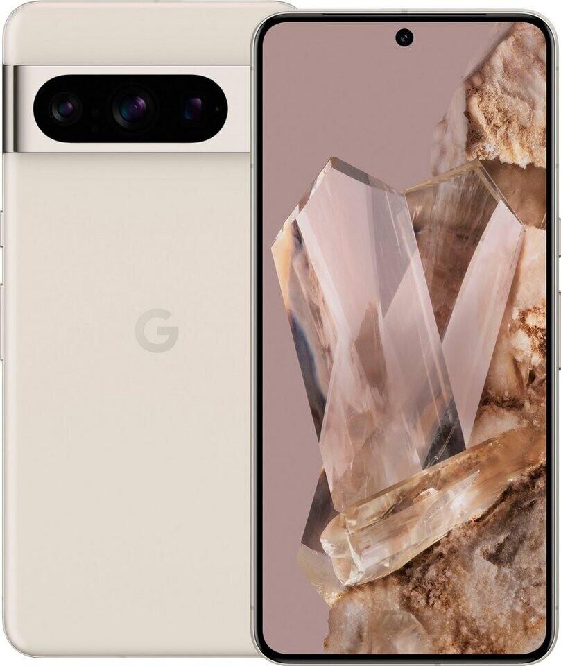 Google Pixel 8 Pro in de kleur Porcelain