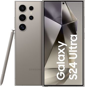 Samsung Galaxy S24 Ultra in de kleur Titanium Gray